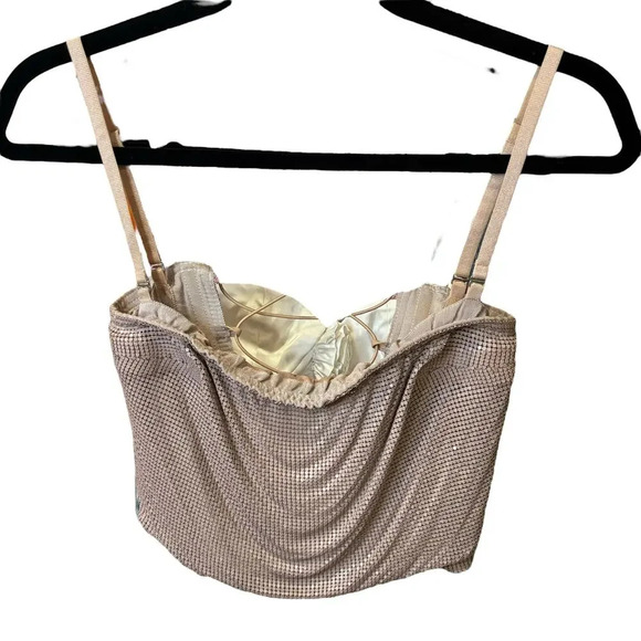 Poster Girl Rosalyn Lace Up Tube Top Vault Size S NWT - Picture 6 of 9